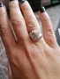 Елегантен сребърен пръстен модел R038, снимка 3