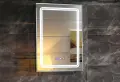 Огледало за баня Inter Ceramic ICL 1791 – LED, нагревател, часовник, 50×70 см., снимка 1