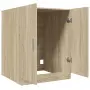vidaXL Шкаф за пералня сонома дъб 70,5x71,5x91,5 см, снимка 7