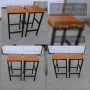 Бар столове от дърво и метал за заведения и дома , снимка 1