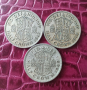 Три монети Половин Крона Великобритания