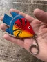 Ключодържател с дървена рибка, снимка 1