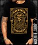 Черна тениска с щампа GOLDEN PHARAOH, снимка 1 - Тениски - 41347843