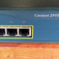 Cisco Catalyst C2950- Суичът е Cisco 24 портов, снимка 4 - Суичове - 41438888