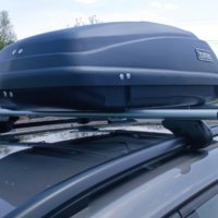 Автобокс, багажна кутия багажник за таван FIRSTBAG 250 л. Черен  115 х 75 х 43 см., снимка 1 - Аксесоари и консумативи - 36969537