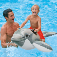 Надуваем делфин Lil`Dolphin Ride-on, 175x66см, снимка 1 - Надуваеми легла - 44587033