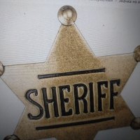 Метална значка Шериф / SHERIFF, снимка 1 - Играчки за стая - 44789930