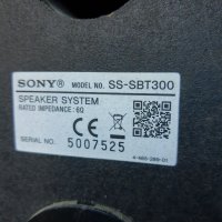 Тонколони  SONY SS-SBT 300, снимка 6 - Тонколони - 35873035