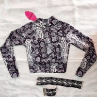 Дамски сет блуза и колан, снимка 3 - Блузи с дълъг ръкав и пуловери - 41909094