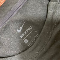 ''Nike Pro Mens Long Sleeve Training Top Black''оригинална мъжка блуза Л размер, снимка 2 - Спортни дрехи, екипи - 39128416