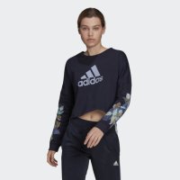 Дамско горнище Adidas W FARM G SWT, снимка 1 - Спортни екипи - 44339020