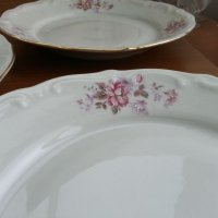 Стар български порцелан чинии плитки, снимка 5 - Антикварни и старинни предмети - 33962258