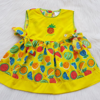 Нова детска рокля "Плодчета" 18 месеца, снимка 3 - Бебешки рокли - 36345933