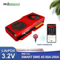 Lifepo4 BMS + Wifi 4s ,8s 12v Защитни платки за lifepo4 клетки 3.2v 250А 200А, снимка 10 - Друга електроника - 34286142