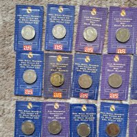 Лот от 21 монети на Реал Мадрид, снимка 2 - Нумизматика и бонистика - 44763939