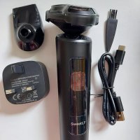 Нова Мокра и суха Електрическа самобръсначка тример за мъже  USB-C зареждане, снимка 8 - Тримери - 41737204