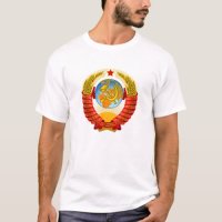 Тениска СССР с герб, снимка 1 - Тениски - 42214329