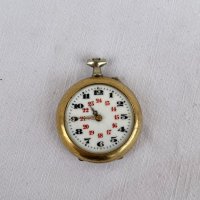 Позлатен джобен часовник №1240, снимка 1 - Антикварни и старинни предмети - 34846427