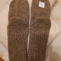 Ръчно плетени мъжки чорапи от вълна, размер 43, снимка 1 - Мъжки чорапи - 44405619