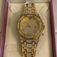 Часовник ICED 24K GOLD D48mm, снимка 4 - Луксозни - 44685618