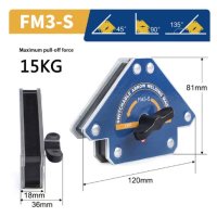 Заваръчни многоъгълни магнити с превключване модел FM3, снимка 2 - Други инструменти - 42088291