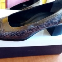 Дамски кожени обувки Brigitte Von Servas немски № 38, снимка 8 - Дамски обувки на ток - 34274658