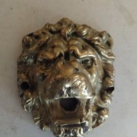бронзова шпионка за врата-лъвска глава, снимка 1 - Други ценни предмети - 38919485