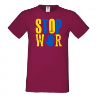 Мъжка тениска STOP WAR, снимка 3 - Тениски - 36125027