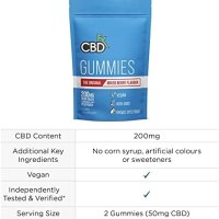 Нови 3 опаковки CBDfx високоякостни ягодови бонбони добавки витамини, снимка 5 - Други - 42003467