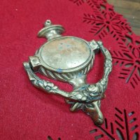 Антикварно холандско бронзово чукало за врата порта, снимка 5 - Антикварни и старинни предмети - 41787680