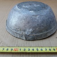 кована медна калайдисана възрожденска купа , снимка 11 - Антикварни и старинни предмети - 35907086