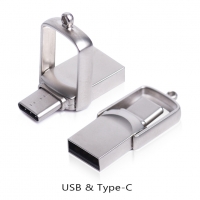 USB 2.0 флаш памет 64GB-флашка 2В1 TYPE C-USB Flash Drive , снимка 5 - USB Flash памети - 36104515