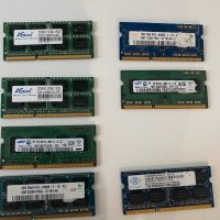 Рам памет за лаптоп ddr3 / ddr2 4gb ,2gb , 1gb & 512mb, снимка 1 - RAM памет - 34664315