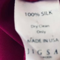 LUXURY британски бранд  JIGSAW  топ/блуза 100% коприна, снимка 10 - Корсети, бюстиета, топове - 41249347