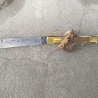 Масивен ловен нож C.JUL HERBERTZ с дръжка от еленов рог, снимка 1 - Други ценни предмети - 38872970