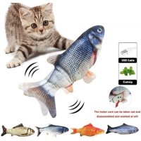 Мърдаща се играчка рибка за котка, снимка 5 - Други - 42464443