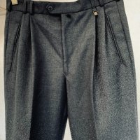 Модерен стилен вълнен панталон,мъжка кройка, снимка 2 - Панталони - 34594112