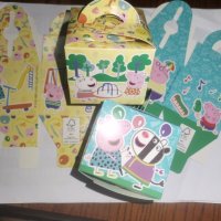 Пепа Пиг Peppa pig картонена кутия кутии за подарък подаръчни сувенир парти рожден ден кутийки , снимка 2 - Други - 41425922