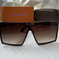 Louis Vuitton 2023 висок клас мъжки слънчеви очила маска Дамски Унисекс, снимка 5 - Слънчеви и диоптрични очила - 44797369