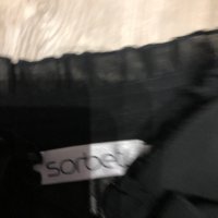 Черна риза Sorbet, снимка 6 - Ризи - 35947461