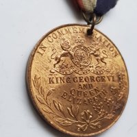 Английски медал, снимка 9 - Антикварни и старинни предмети - 38845236