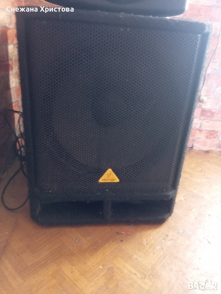 бокс 18 с вграден усилвател и колна 15 активна с блутут и алкс кабел , снимка 1