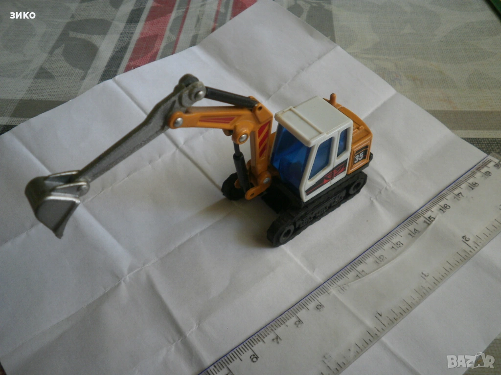 багерче-метално- Welly - мащаб 1:34, снимка 1