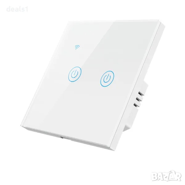 ATHOM Homekit Интелигентен Стенен Превключвател за осветление с два бутона, снимка 1