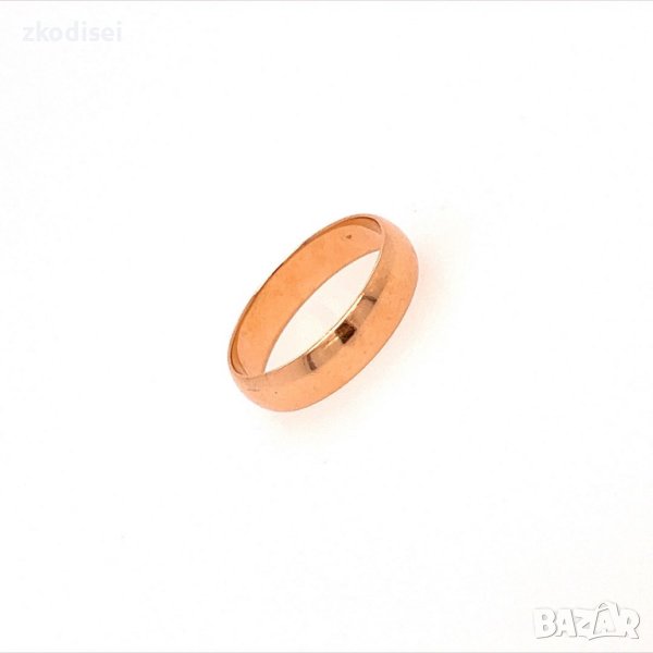 Златен пръстен брачна халка 2,92гр. размер:52 14кр. проба:585 модел:18900-1, снимка 1