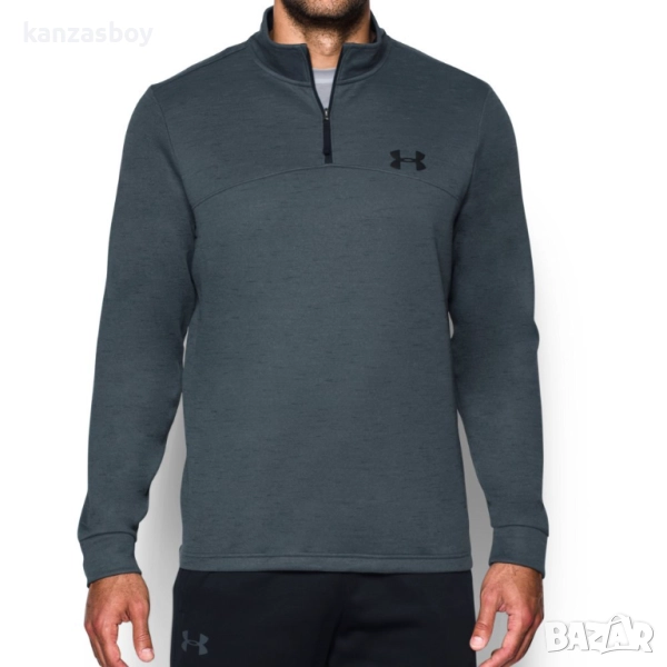 Under Armour Men's Armour Fleece 1/4 Zip Slub - ГОЛЯМА мъжка блуза НОВО БЕЗ ЕТИКЕТИ 3ХЛ, снимка 1