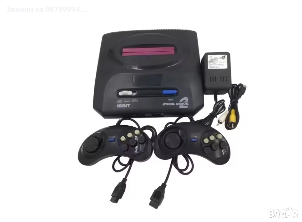 Оригинална Игра Ретро Конзола Sega Mega Drive 2 с две игри, снимка 1