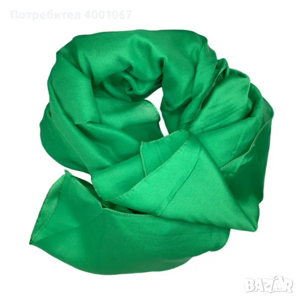 зелен дамски шал, снимка 1