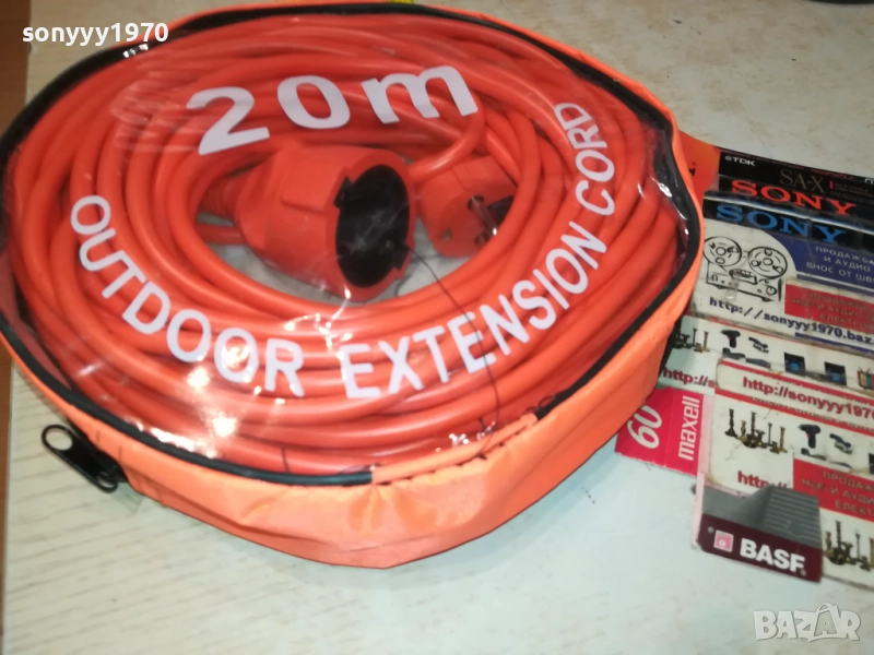 20М-КАБЕЛ 220В-УДЪЛЖИТЕЛ 0109251146, снимка 1