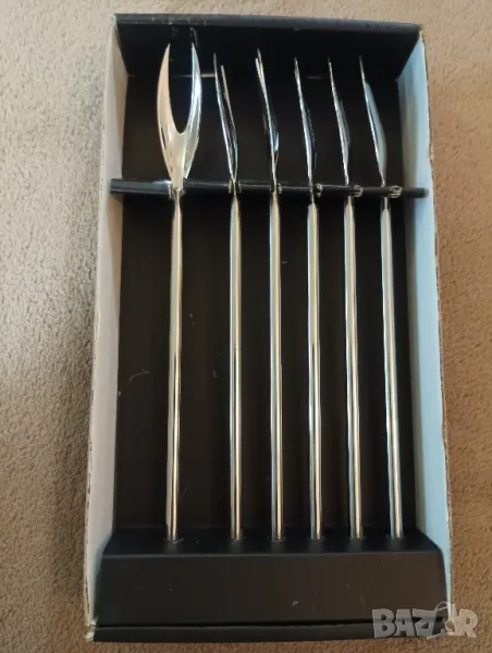 Комплект от 6 вилици за маслини. , снимка 1
